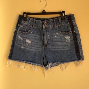 Denim shorts
